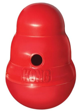 snackspeeltje Wobbler 15,2 cm polymeer rood maat S