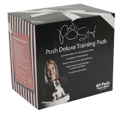 trainingpads puppy 60 cm papier beige/roze 60 stuks