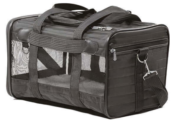 dierendraagtas Original Deluxe 38 x 25 cm polyester zwart
