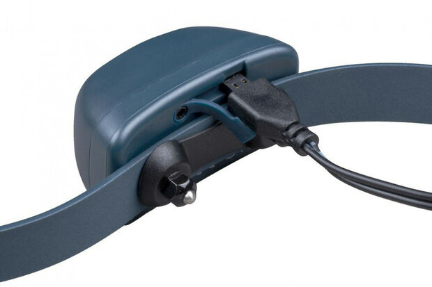 anti-blafhalsband Lite oplaadbaar 61 cm blauw