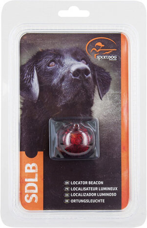 hondenverlichting Locator Beacon 3,6 cm rood/zwart