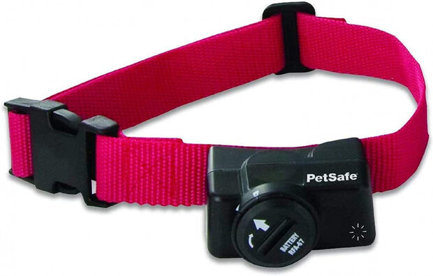 opvoedingshalsband Receiver draadloos nylon rood