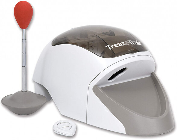 voerautomaat Treat &amp; Train 26 x 26 x 40 cm wit 4-delig
