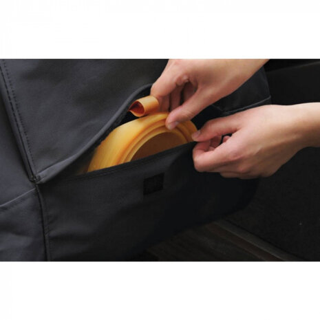 autostoel beschermer Co-Pilot 43/53 cm polyester zwart