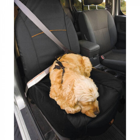 autostoel beschermer Co-Pilot 43/53 cm polyester zwart