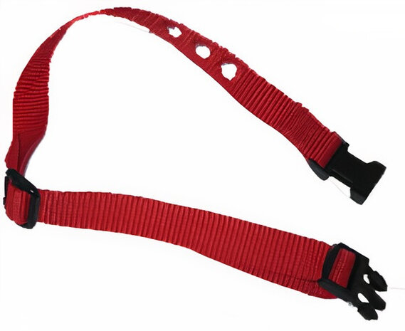 reserve-halsband anti-blaf nylon rood