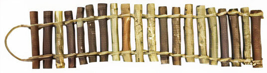 touwbrug knaagdier 60 x 15 x 3 cm hout naturel
