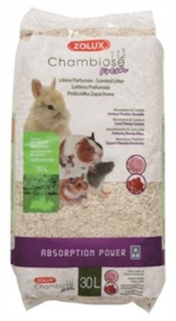 hennepvezelstrooisel 30 liter hennep beige