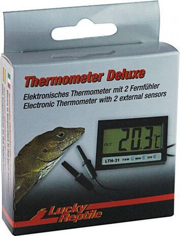 reptielenthermometer LTH-31 digitaal zwart 3-delig