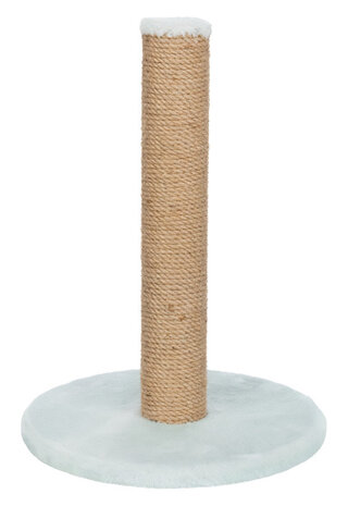 krabpaal Junior 30 x 30 x 42 cm jute/pluche mintgroen