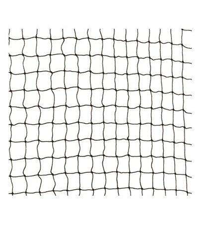 kattennet 3 x 2 meter polyetheen zwart 2-delig