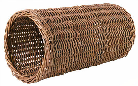 speelhuis wilgentunnel 38 x 20 x 20 cm hout bruin