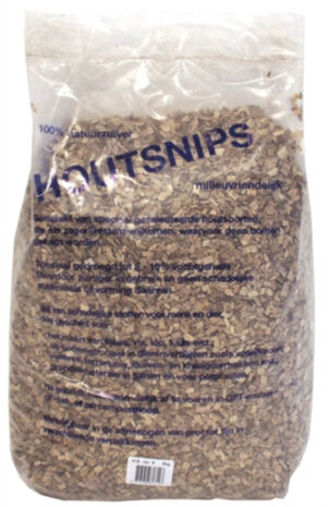 bodembedekking knaagdieren 8 mm 15 kg hout bruin
