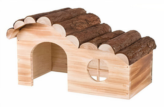 speelhuisje Hanna 29 x 18 x 18 cm hout naturel