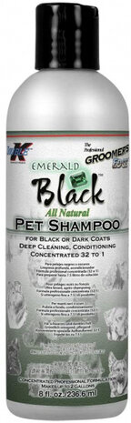 dierenshampoo Emerald Black 237 ml grijs