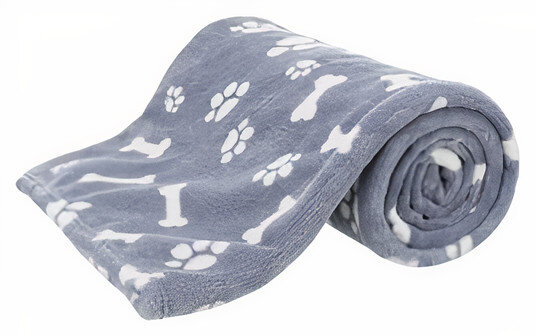 hondendeken Kenny 150 x 100 cm polyester/pluche blauw