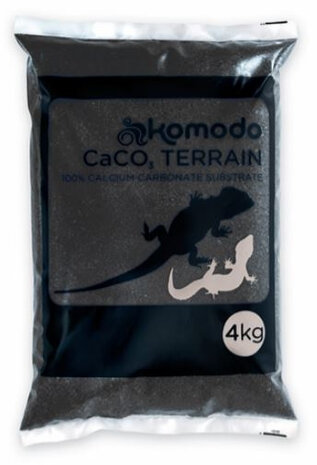 terrariumzand Caco 4 kg calciumcarbonaat zwart