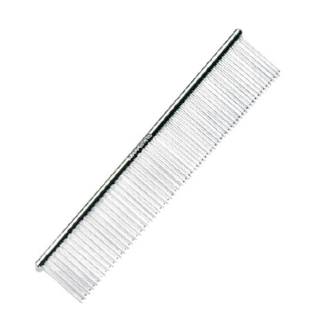hondenkam 19 cm metaal zilver