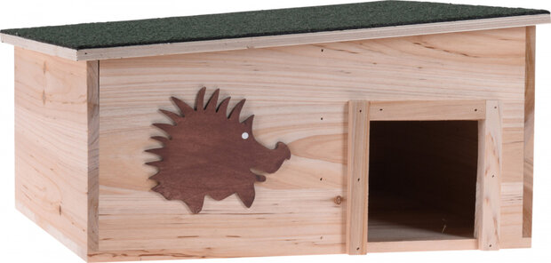 egelhuis 37,5 x 37,5 cm hout naturel
