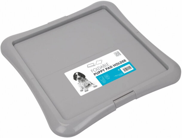houder voor pads Puppy 62,5 x 62,5 cm opvouwbaar grijs