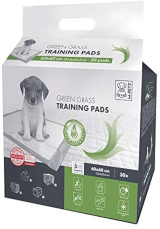 trainingpads Gras Puppy 60 x 60 cm textiel wit 30 stuks