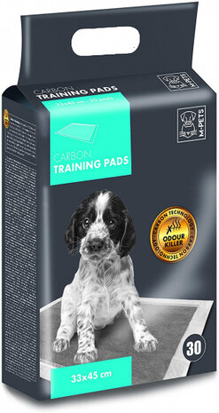 trainingpads Carbon 33 x 45 cm textiel wit 30 stuks
