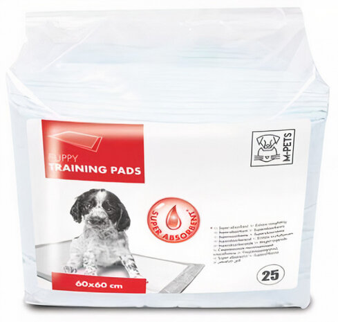 trainingpads Economic 60 x 60 cm textiel wit 25 stuks