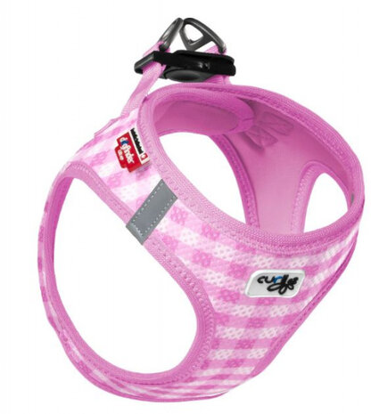 hondentuigje Harness Caro 26-30 cm mesh/nylon roze