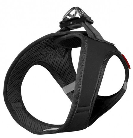 hondentuigje Harness 26-30 cm softshell mesh/nylon zwart
