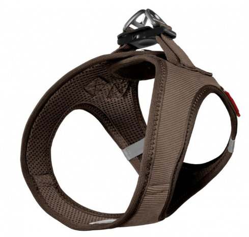 hondentuigje Harness Cord 24-28 cm mesh/nylon bruin