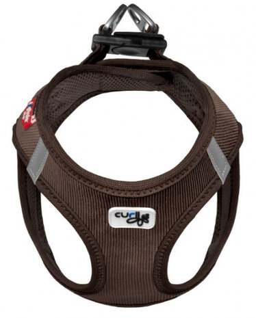 hondentuigje Harness Cord 24-28 cm mesh/nylon bruin