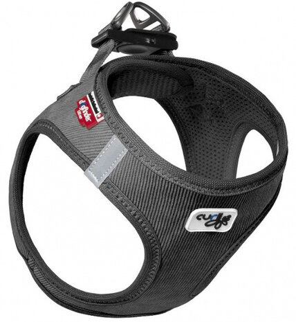hondentuigje Harness Cord 24-28 cm mesh/nylon zwart