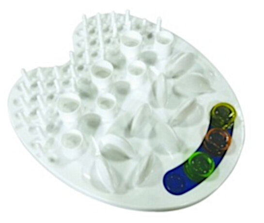 slowfeeder Iris 34 x 38 x 5 cm wit