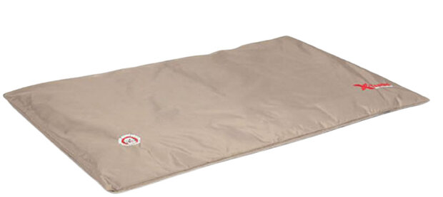 hondenmat Duvet 104 x 69 cm nylon lichtbruin