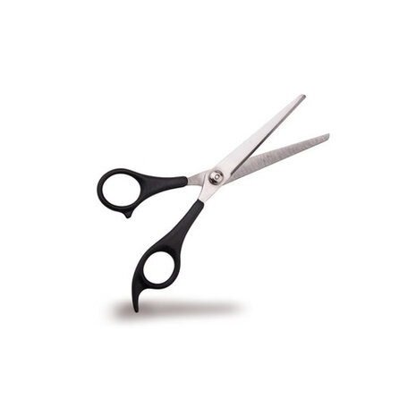 hondenschaar 20 cm RVS zwart/zilver