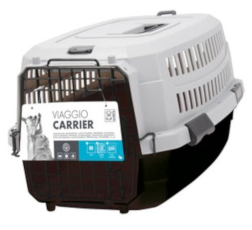 hondenvervoersbox Viaggio 48,3 x 32 x 25,4 cm zwart/grijs