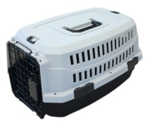 hondenvervoersbox Viaggio 58,4 x 38,7 x 33 cm zwart/grijs