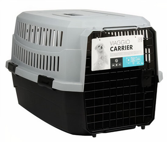 hondenvervoersbox Viaggio 68 x 47,6 x 42 cm zwart/grijs