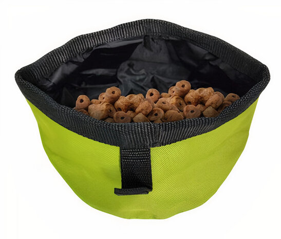 voerdispenser Cuzco 18 x 10 cm polyester groen