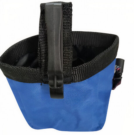 voerdispenser Nazca 12 x 15 cm polyester 500 ml blauw