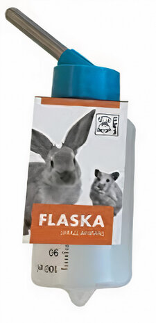 drinkfles knaagdier 100 ml blauw