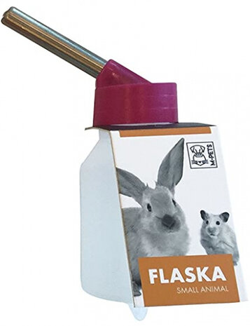 kooifles Flaska knaagdier 50 ml rvs paars