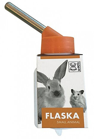 kooifles Flaska knaagdier 50 ml rvs oranje
