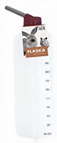 kooifles Flaska knaagdier 600 ml rvs paars