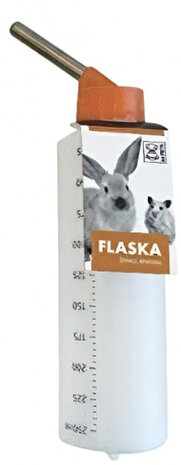 kooifles Flaska knaagdier 250 ml rvs oranje