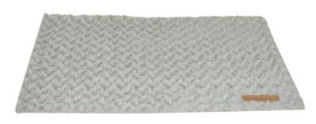 hondendeken Shetland 100 x 75 cm textiel grijs