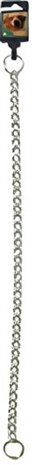 sliphalslijn 60 cm x 4 mm staal zilver