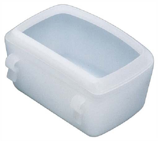 reisvoer- en drinkbak Atlas 300 ml transparant