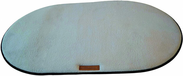 hondenmat scilly anti-slip 80 x 50 cm microfiber grijs