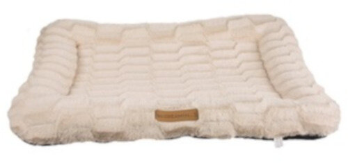 dierenkussen skye 80x60x10 cm microfiber beige